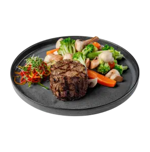 Classic Steak with Three Sauces & Three Sides